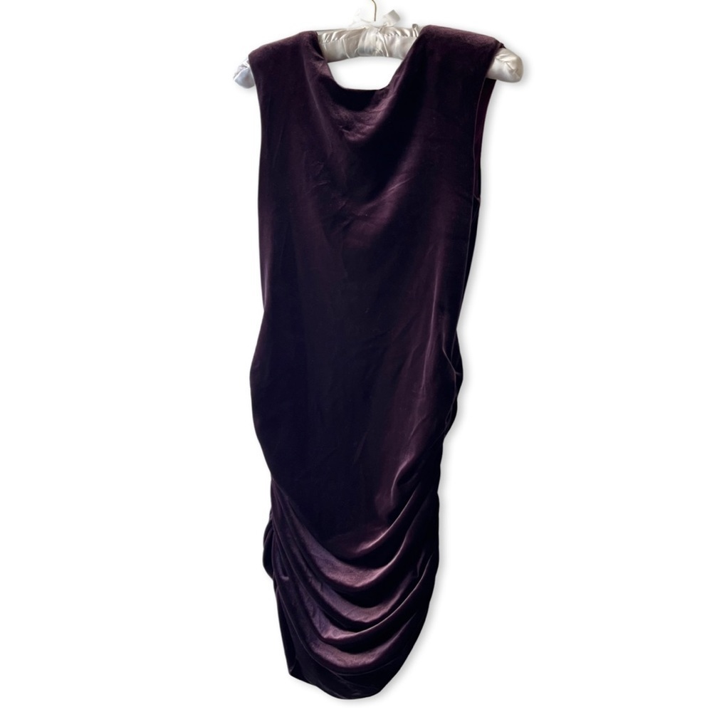Drew Velour Ruched Dress - Picture 5 of 12